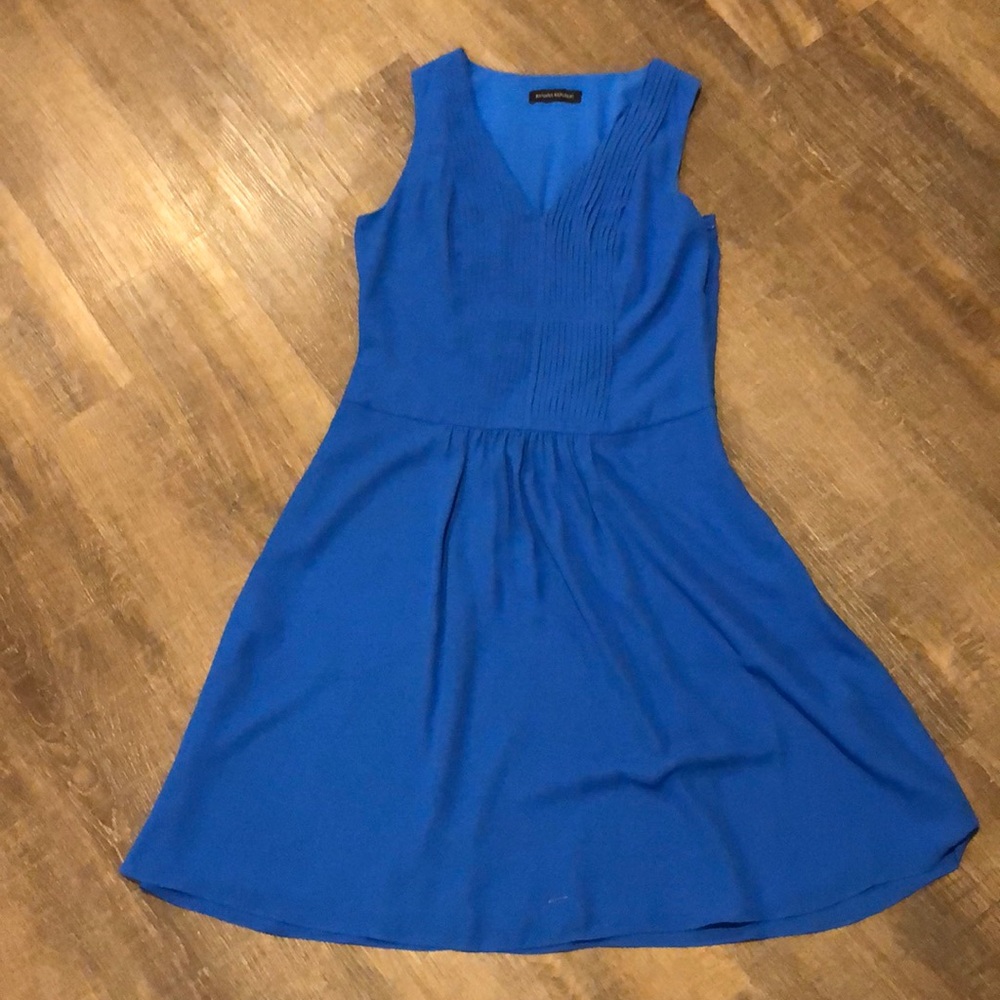 Electric Blue Chiffon dress